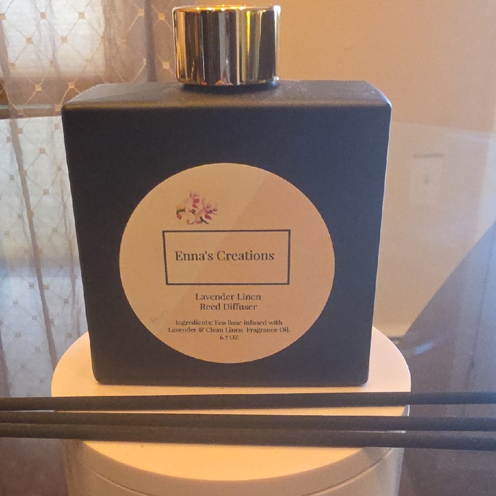 Enna's Creations Black Reed Diffuser